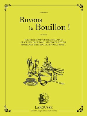 cover image of Buvons le Bouillon !
